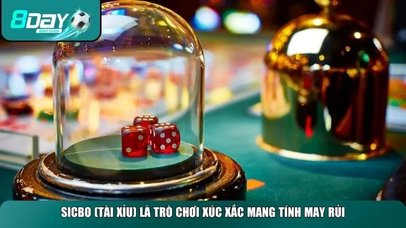 Sicbo (Tài Xỉu) là trò chơi xúc xắc mang tính may rủi
